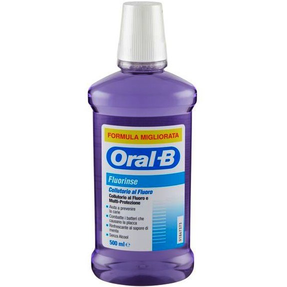 ORALB FLUORINSE COLLUTORIO ANTI CARIE 500 ML - Farmafamily.it
