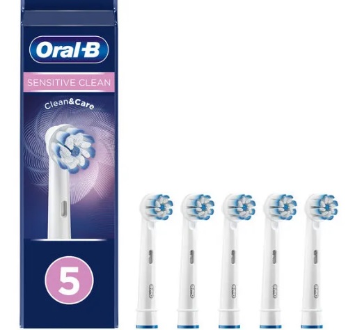 ORALB SENSITIVE CLEAN EB60 TESTINE PER SPAZZOLINO ELETTRICO 5 PEZZI - Farmafamily.it