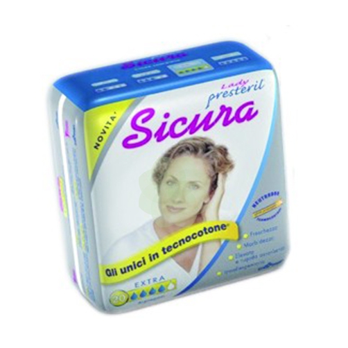 LADY PRESTERIL PANNOLONI PER INCONTINENZA  SICURA MISURA EXTRA 20 PEZZI - Farmafamily.it