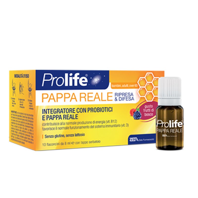 PROLIFE PAPPA REALE 10 FLACONI DA 8 ML - Farmafamily.it