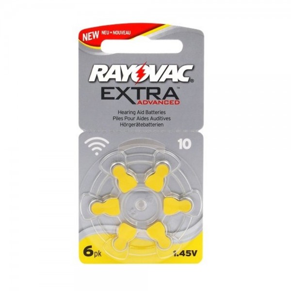 RAYOVAC PILA ACUSTICA 10 ZERO MERCURY 6 PEZZI - Farmafamily.it