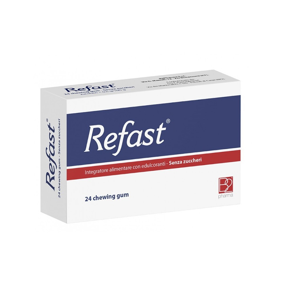 REFAST 24 CHEWING GUM SENZA ZUCCHERO - Farmafamily.it