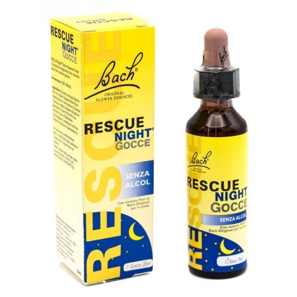 RESCUE ORIGINAL NIGHT SENZA ALCOL GOCCE 20 ML - Farmafamily.it