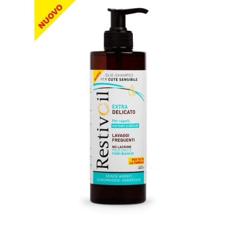 RESTIVOIL EXTRA DELICATO OLIO SHAMPOO PER CUTE SENSIBILE 400 ML - Farmafamily.it