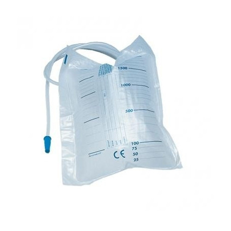 SACCA RACCOLTA URINA DA LETTO IN PVC NON STERILE VOLUME 2 LITRI TUBO LUNGHEZZA 90 CM - Farmafamily.it