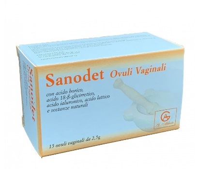 SANODET 15 OVULI VAGINALI 2,5 G - Farmafamily.it