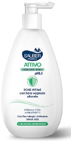 SAUBER DETERGENTE INTIMO ATTIVO 500 ML - Farmafamily.it