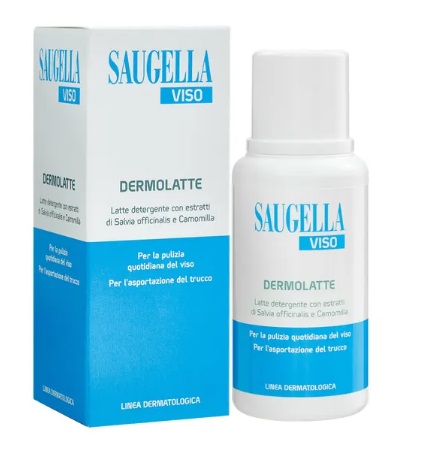 SAUGELLA DERMOLATTE VISO DETERGENTE 200 ML - Farmafamily.it