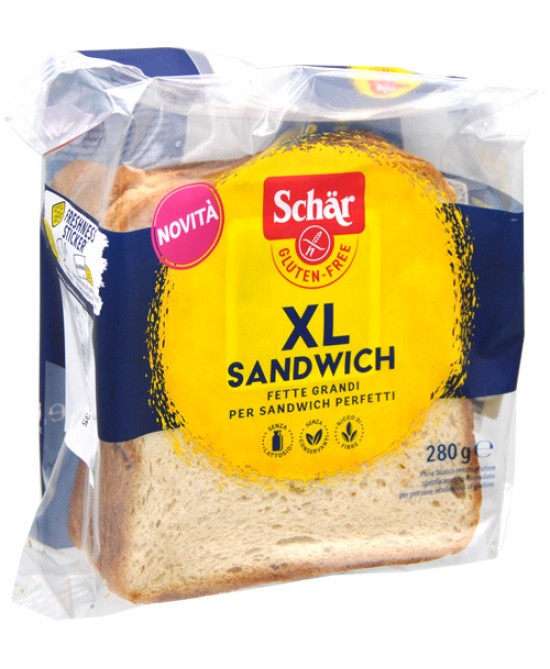 SCHAR XL SANDWICH PANE BIANCO SENZA LATTOSIO 280 G - Farmafamily.it