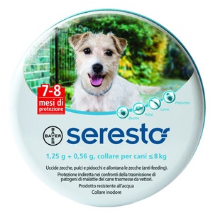 SERESTO COLLARE ANTIPARASSITARIO 38 CM PER CANI 1-8 KG  - Farmafamily.it