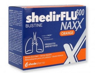 SHEDIRFLU 600 NAXX ARANCIA SENZA ZUCCHERI 20 BUSTINE - Farmafamily.it