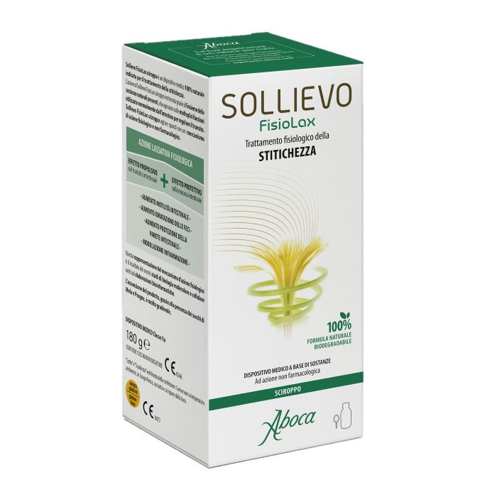 SOLLIEVO FISIOLAX SCIROPPO 180 G - Farmafamily.it