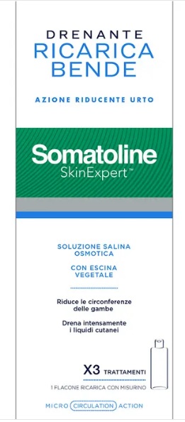 SOMATOLINE SKIN EXPERT BENDE SNELLENTI DRENANTI KIT RICARICA 400 ML - Farmafamily.it