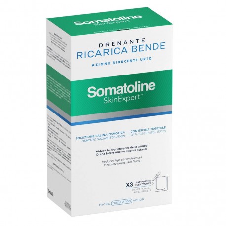 SOMATOLINE SKIN EXPERT BENDE SNELLENTI DRENANTI KIT RICARICA - Farmafamily.it