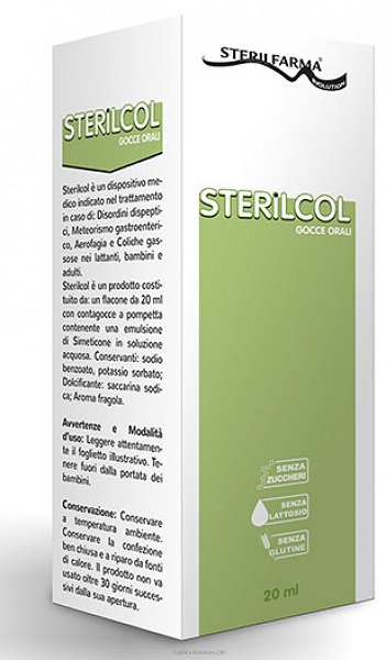 Sterilcol Gocce Orali Sospensione Gastrofunzionale Flaconcino 20 Ml - Farmafamily.it