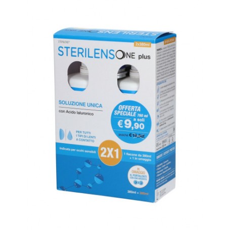 STERILENS ONE PLUS 380 ML BIPACCO - Farmafamily.it