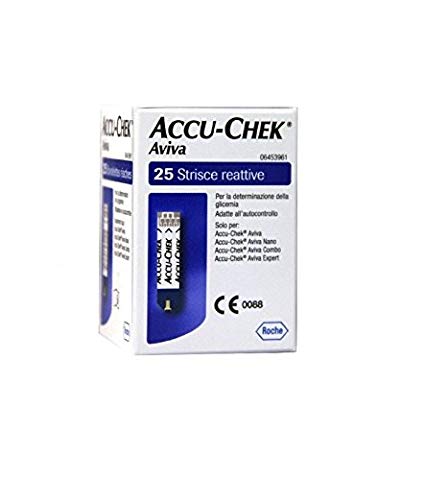 STRISCE MISURAZIONE GLICEMIA ACCU-CHEK AVIVA STRISCE 25 PEZZI - Farmafamily.it