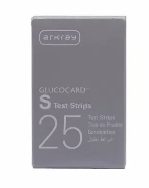 STRISCE MISURAZIONE GLICEMIA GLUCOCARD S TEST STRIPS 25 PEZZI - Farmafamily.it