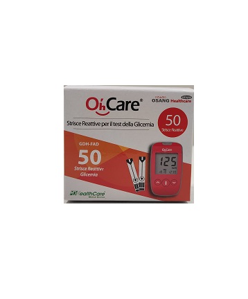 STRISCE REATTIVE GLICEMIA OH' CARE MODELLO IGM-1001A 50 PEZZI - Farmafamily.it