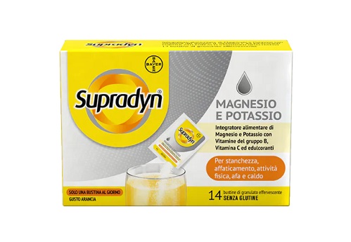 SUPRADYN MAGNESIO POTASSIO SENZA ZUCCHERO 14 BUSTINE 4 G - Farmafamily.it