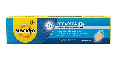 SUPRADYN RICARICA 50+ 15 COMPRESSE EFFERVESCENTI - Farmafamily.it