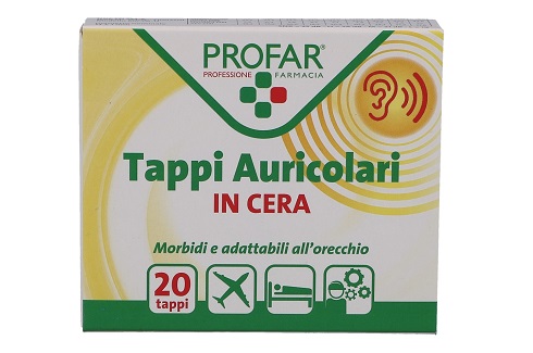 TAPPI AURICOLARI IN CERA 20 PEZZI PROFAR - Farmafamily.it