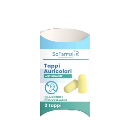 TAPPI AURICOLARI SOFARMAPIU' 2 PEZZI - Farmafamily.it