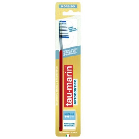 TAUMARIN SPAZZOLINO ORTODONTICO CON ANTIBATTERICO - Farmafamily.it