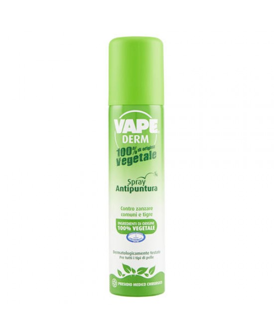 VAPE DERM 100% VEGETALE ANTIPUNTURA SPRAY 75 ML - Farmafamily.it