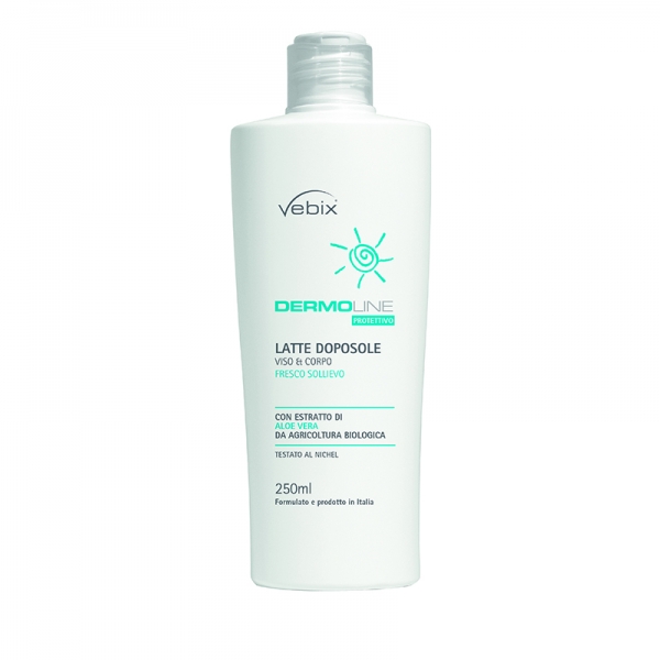 VEBIX DERMOLINE SOLARI LATTE DOPOSOLE 250 ML - Farmafamily.it