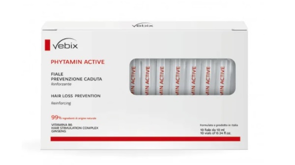 VEBIX PHYTAMIN ACTIVE CAPELLI PREVENZIONE CADUTA 10 FIALE DA 10 ML - Farmafamily.it