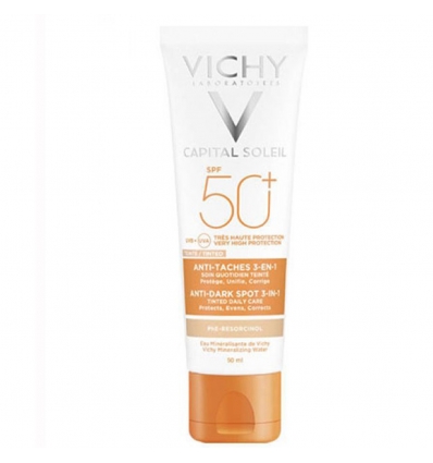 Vichy Capital Soleil Crema Vellutata Perfezionatrice Di Pelle Spf 50+ Creme Solari - Protezione Viso 50ml - Farmafamily.it