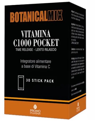 VITAMINA C1000 POCKET BOTANICAL MIX 30 STICK - Farmafamily.it
