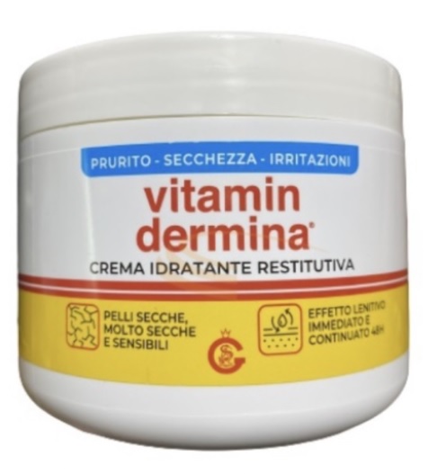 VITAMINDERMINA CREMA IDRATANTE RESTITUTIVA 400 ML - Farmafamily.it
