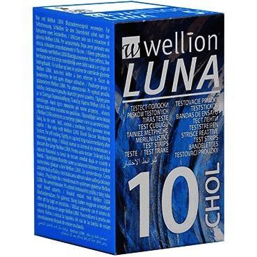 WELLION LUNA 10 STRIPS STRISCE PER MISURAZIONE COLESTEROLO - Farmafamily.it