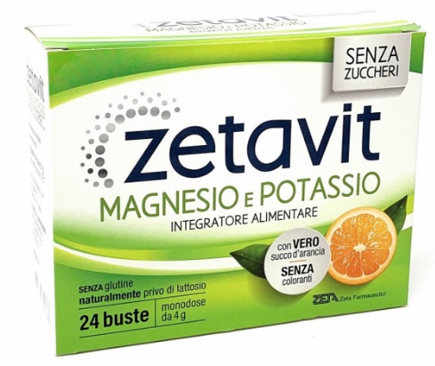 ZETAVIT MAGNESIO POTASSIO SENZA ZUCCHERO 24 BUSTINE DA 6 G - Farmafamily.it