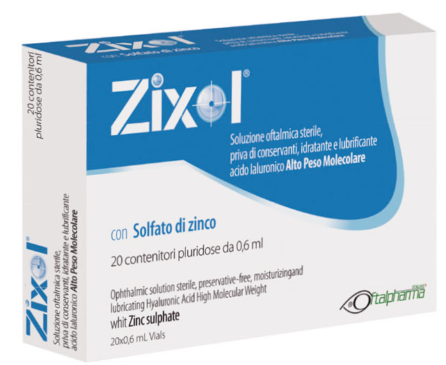 Zixol Pluridose Gocce Oculari 20 fl 0,6ml - Farmafamily.it