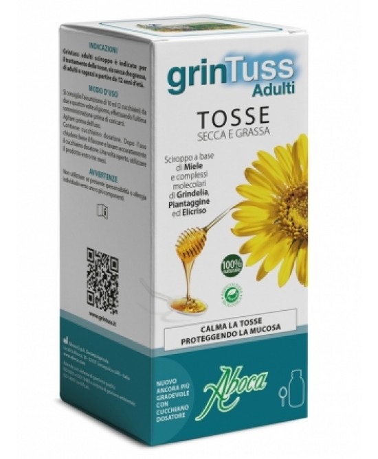 GRINTUSS ADULTI SCIROPPO 180 G - Farmafamily.it