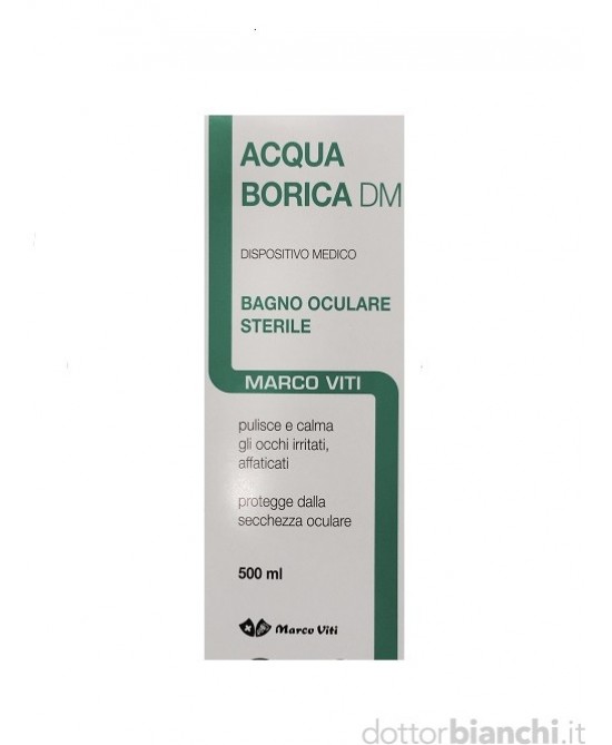 ACQUA BORICA PER BAGNO OCULARE STERILE 500 ML - Farmafamily.it