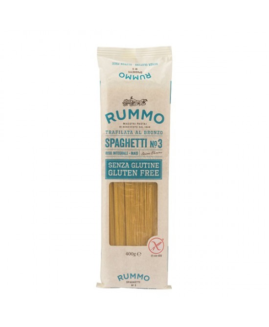 RUMMO SPAGHETTI N3 DI RISO INTEGRALE E MAIS 400 G - Farmafamily.it