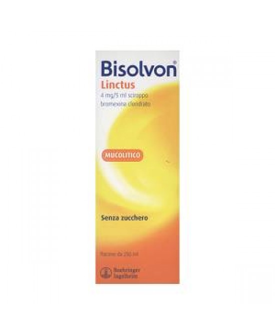 BISOLVON*LINCTUS SCIR FL 250ML - Farmafamily.it