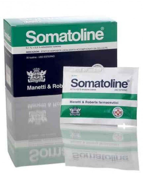 SOMATOLINE*EMULSIONE CUTANEA 30 BUSTINE 0,1+0,3% - Farmafamily.it