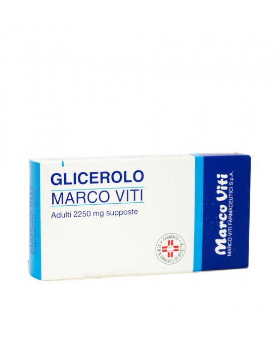 GLICEROLO MV*AD 18SUPP 2250MG - Farmafamily.it