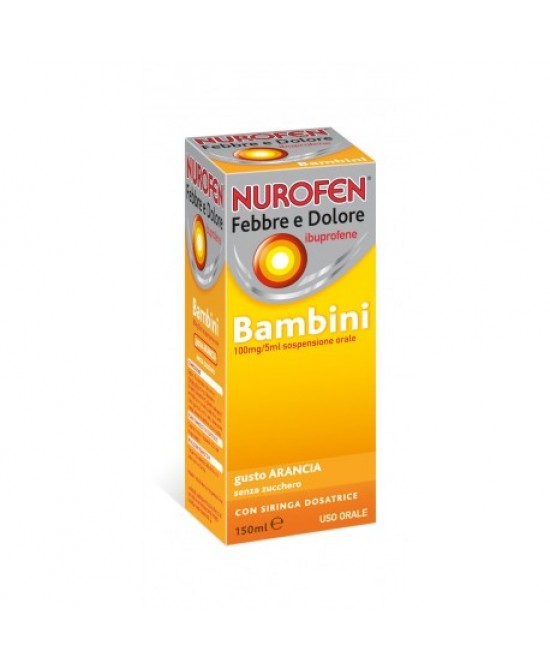 NUROFEN FEBBRE D*BB100MG/5ML ARANCIA - Farmafamily.it