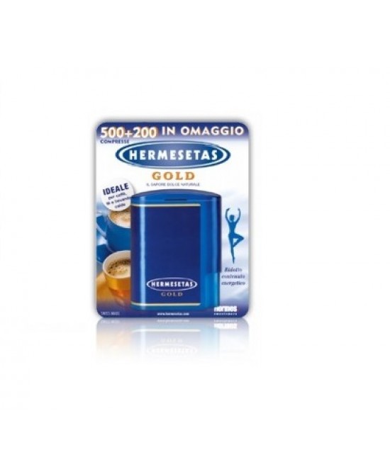 HERMESETAS GOLD 500+200 COMPRESSE 35 G - Farmafamily.it