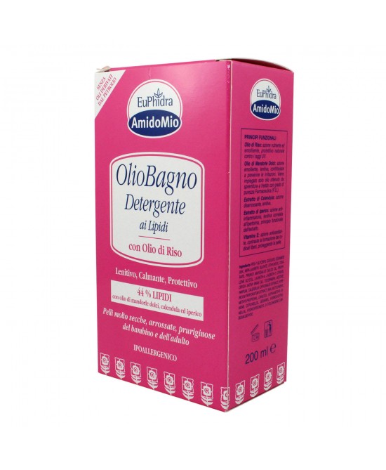 EUPHIDRA AMIDOMIO BAGNO OLIO 200 ML - Farmafamily.it