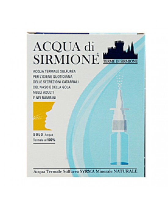 ACQUA SIRMIONE MINERALE NATURALE 6 FIALE 15 ML - Farmafamily.it