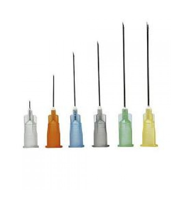 AGO STERILE PIC IN BLISTER SINGOLO CONO LUER LOCK 1 1/2 GAUGE 21 0,80X40MM 100 PEZZI - Farmafamily.it