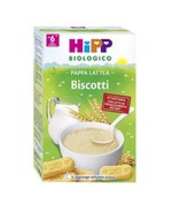 HIPP BIO PAPPA LATTEA BISCOTTI 250 G - Farmafamily.it
