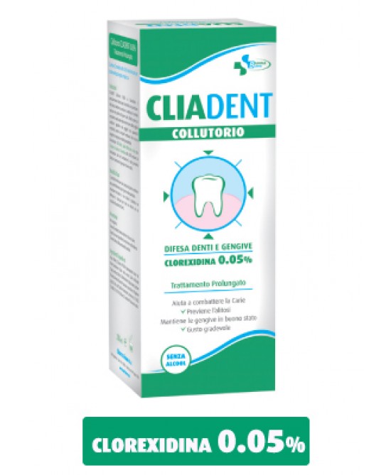 CLIADENT COLLUTORIO 0,05% CLOREXIDINA 200 ML - Farmafamily.it